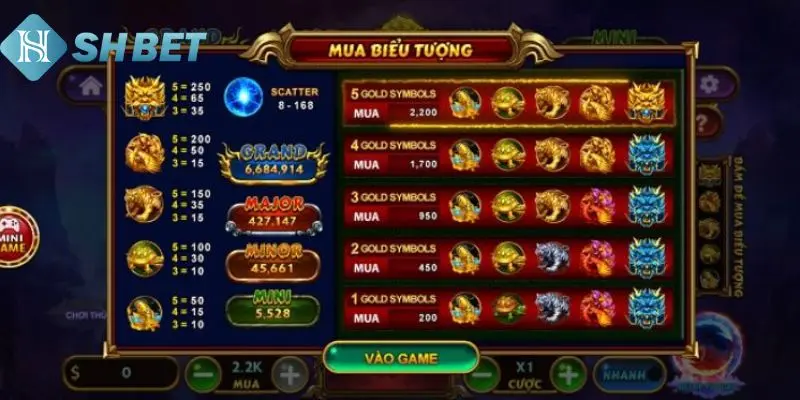 Kho báu tứ linh là tựa game hot